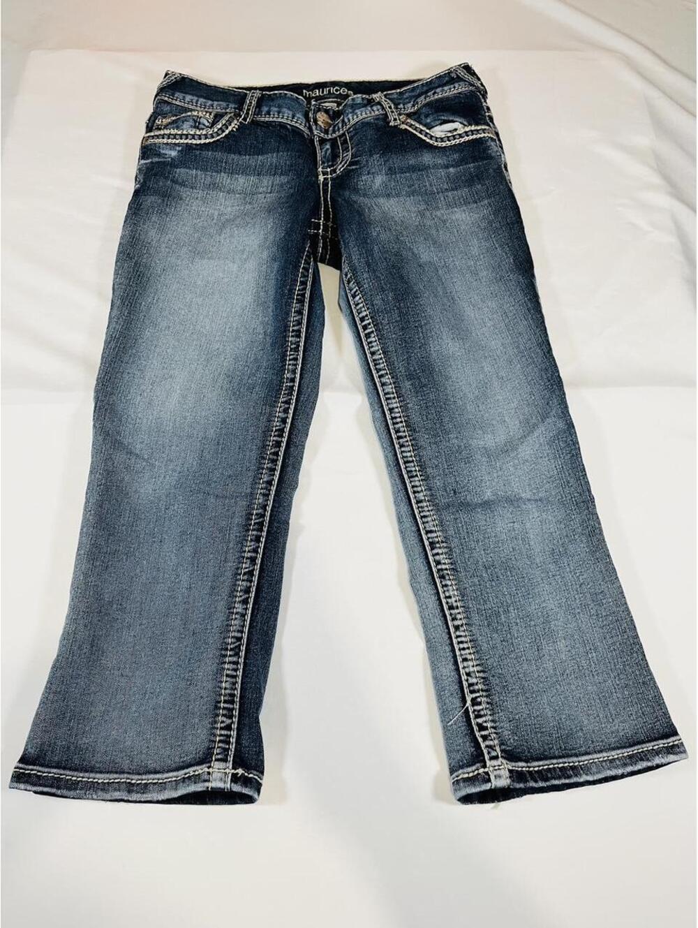 Maurices Women's Blue and Navy Jeans